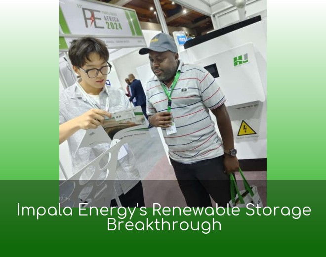 Impala Energy's Renewable Storage Breakthrough